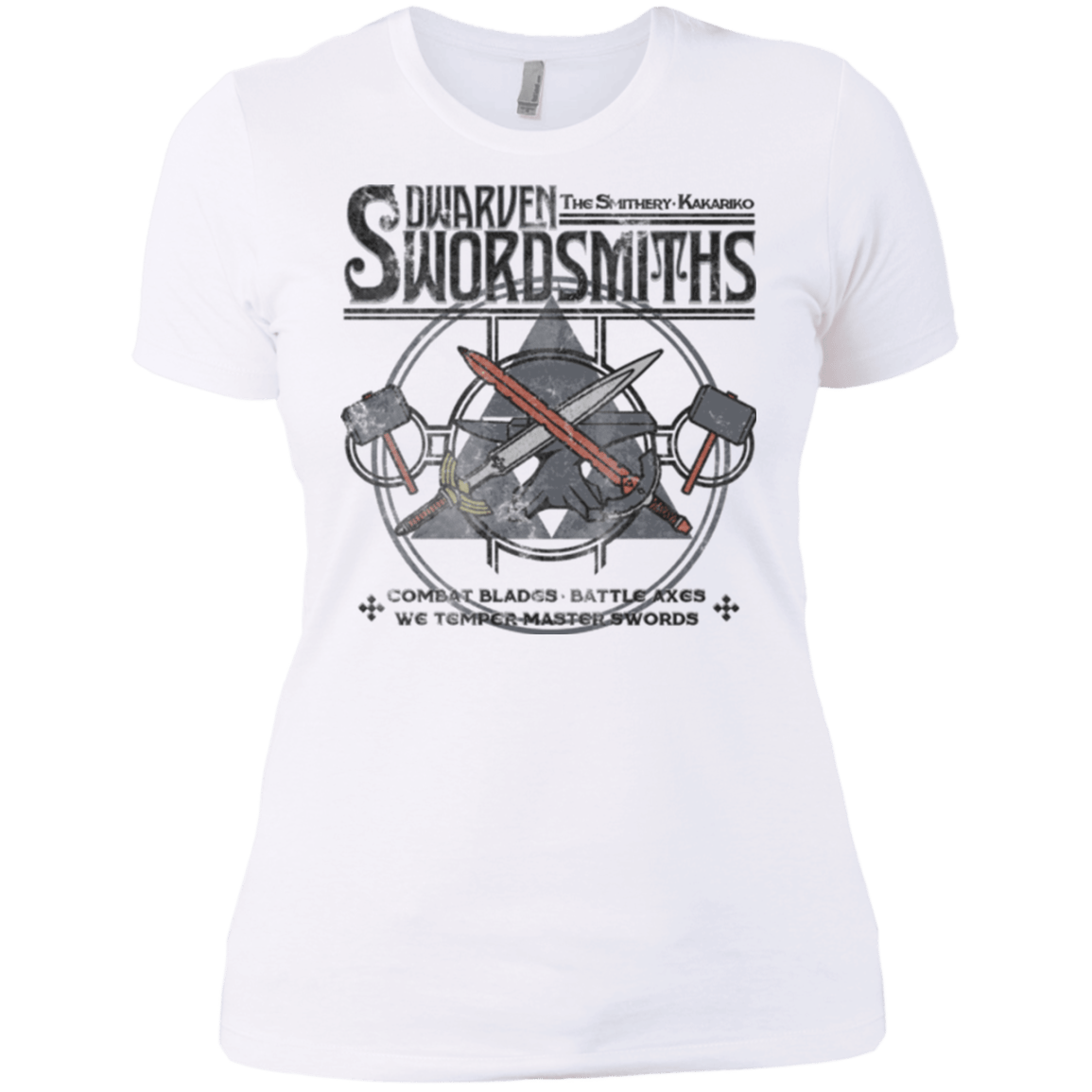 T-Shirts White / X-Small Dwarven Swordsmiths Women's Premium T-Shirt