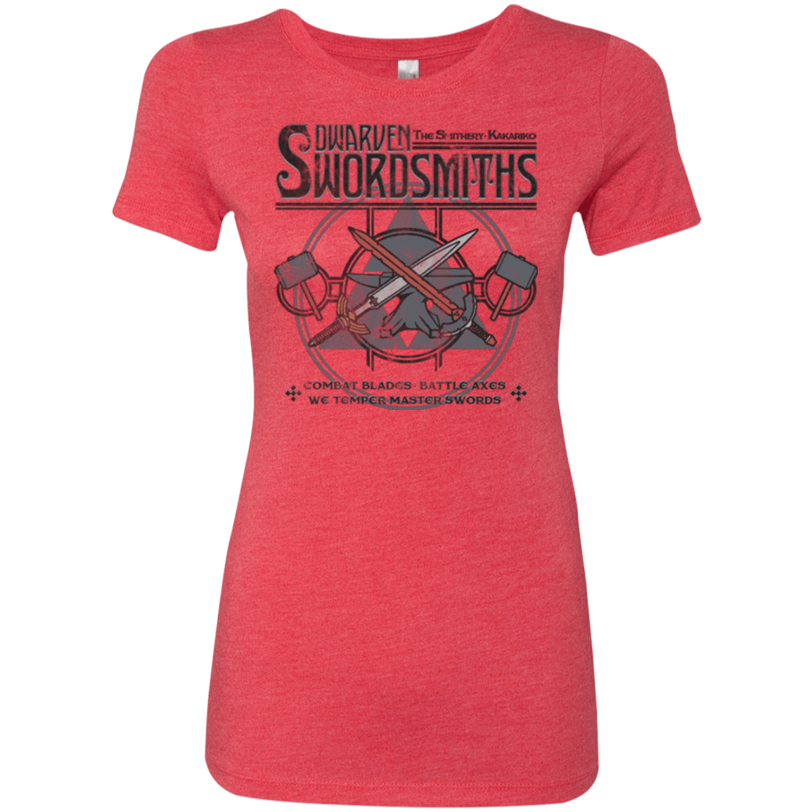 T-Shirts Vintage Red / Small Dwarven Swordsmiths Women's Triblend T-Shirt