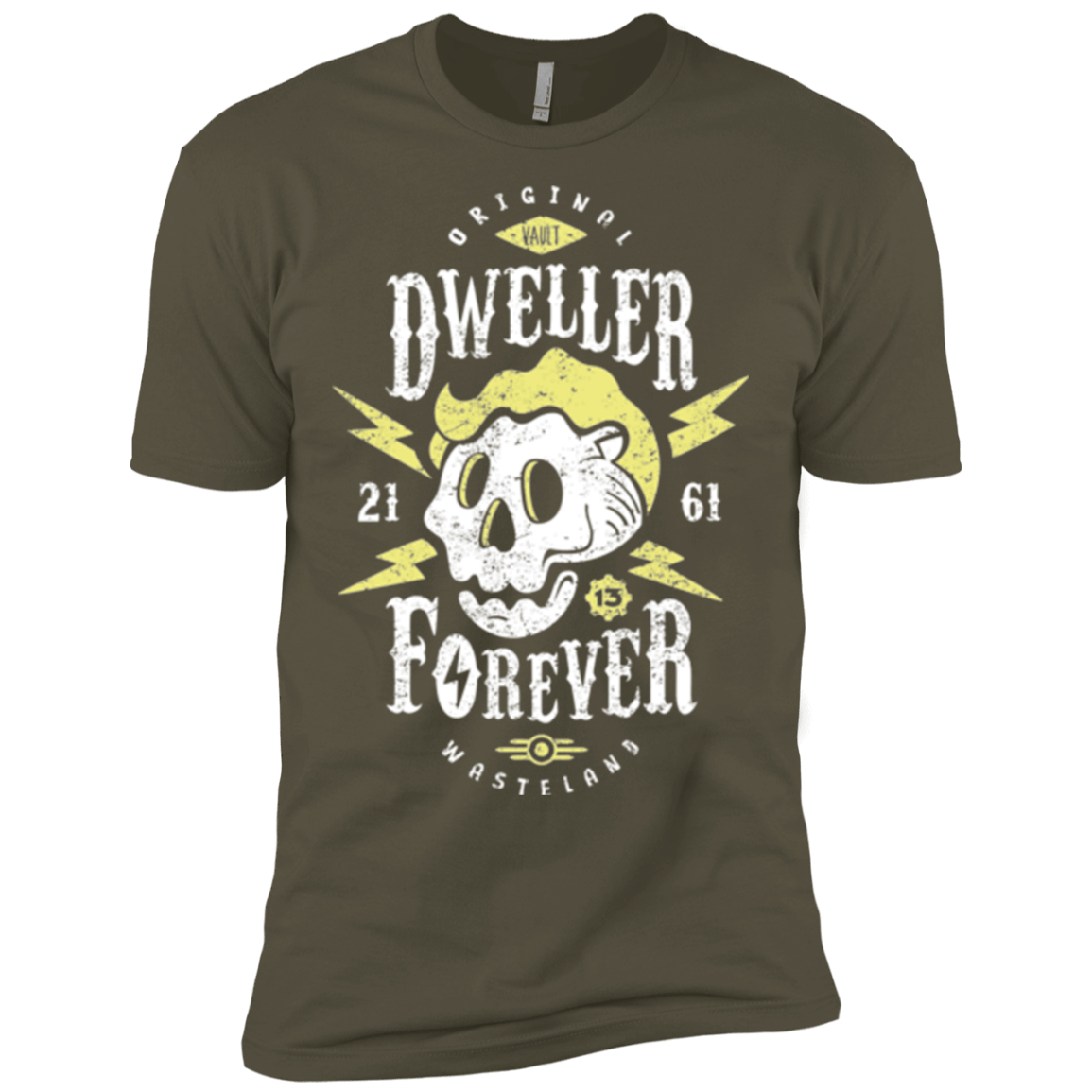 T-Shirts Military Green / X-Small Dweller Forever Men's Premium T-Shirt