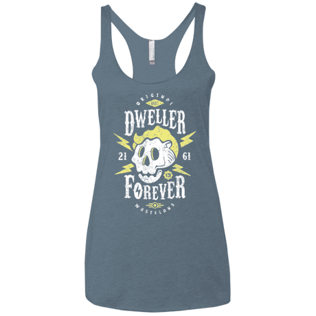 T-Shirts Indigo / X-Small Dweller Forever Women's Triblend Racerback Tank