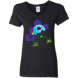 T-Shirts Black / S Dynamic Duo Women's V-Neck T-Shirt