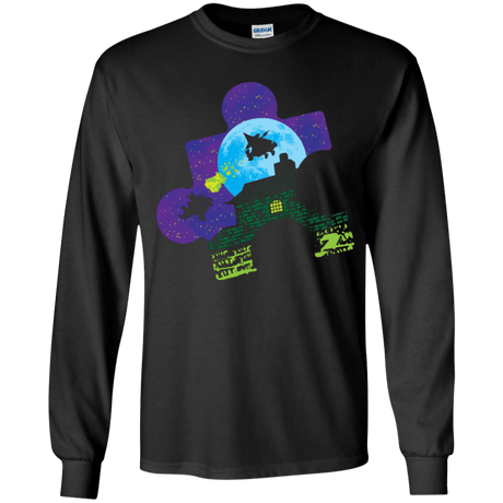 T-Shirts Black / YS Dynamic Duo Youth Long Sleeve T-Shirt