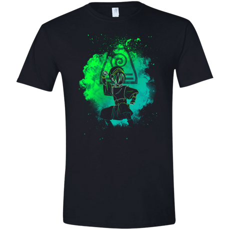 T-Shirts Black / X-Small Earth Bender Soul Men's Semi-Fitted Softstyle