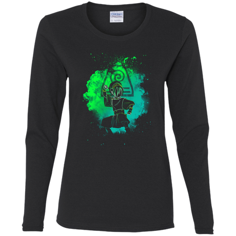 T-Shirts Black / S Earth Bender Soul Women's Long Sleeve T-Shirt