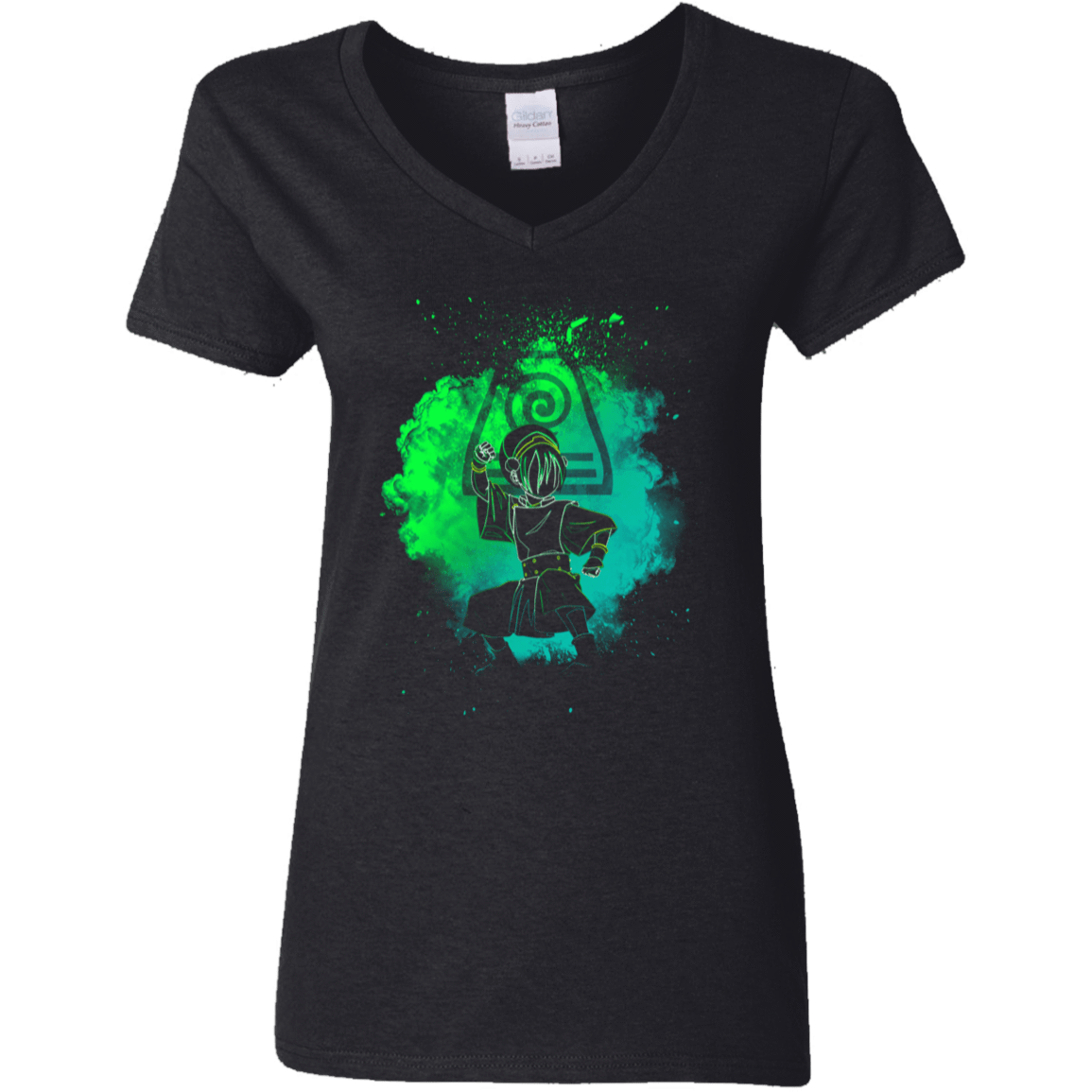 T-Shirts Black / S Earth Bender Soul Women's V-Neck T-Shirt