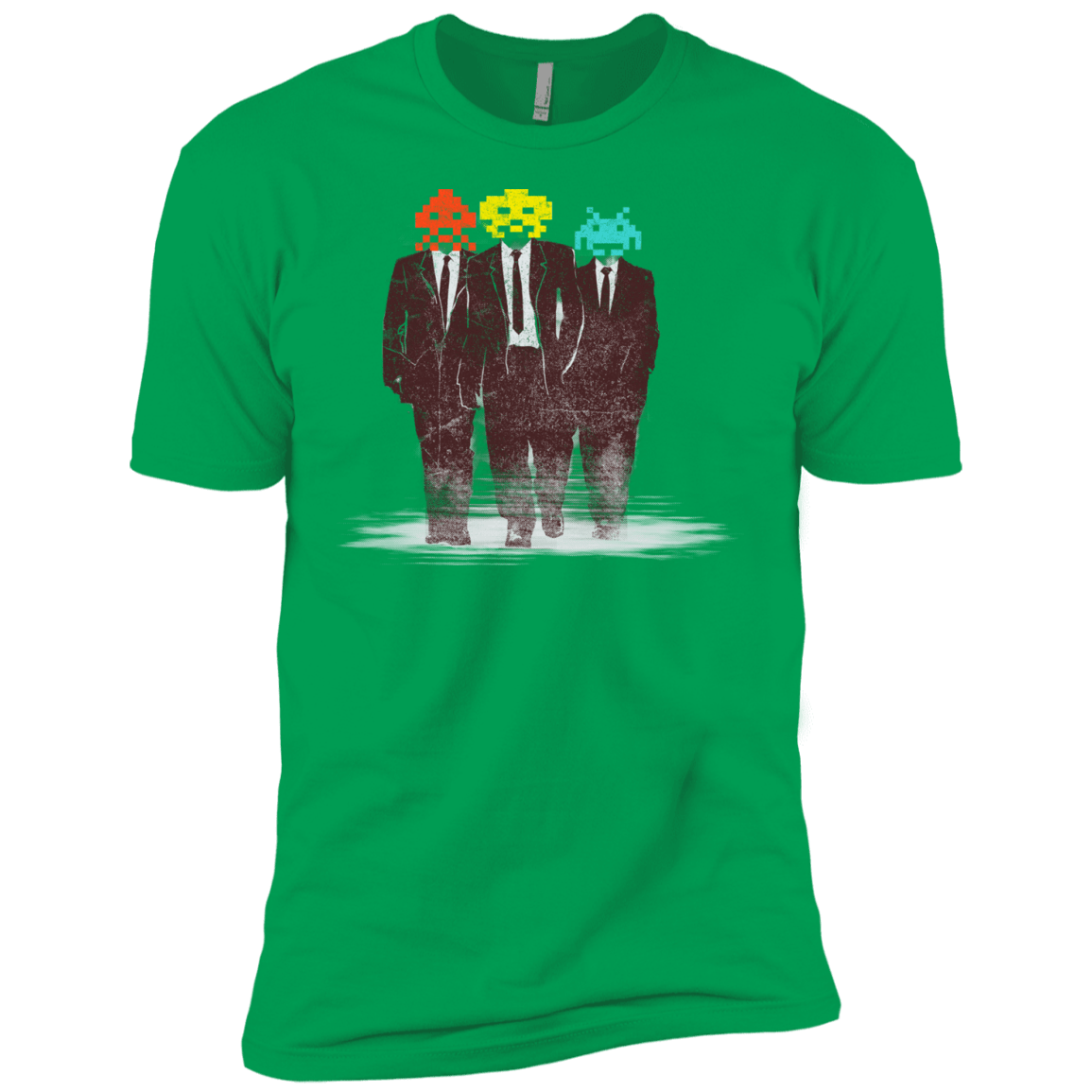 T-Shirts Kelly Green / YXS Earth Invaders Boys Premium T-Shirt