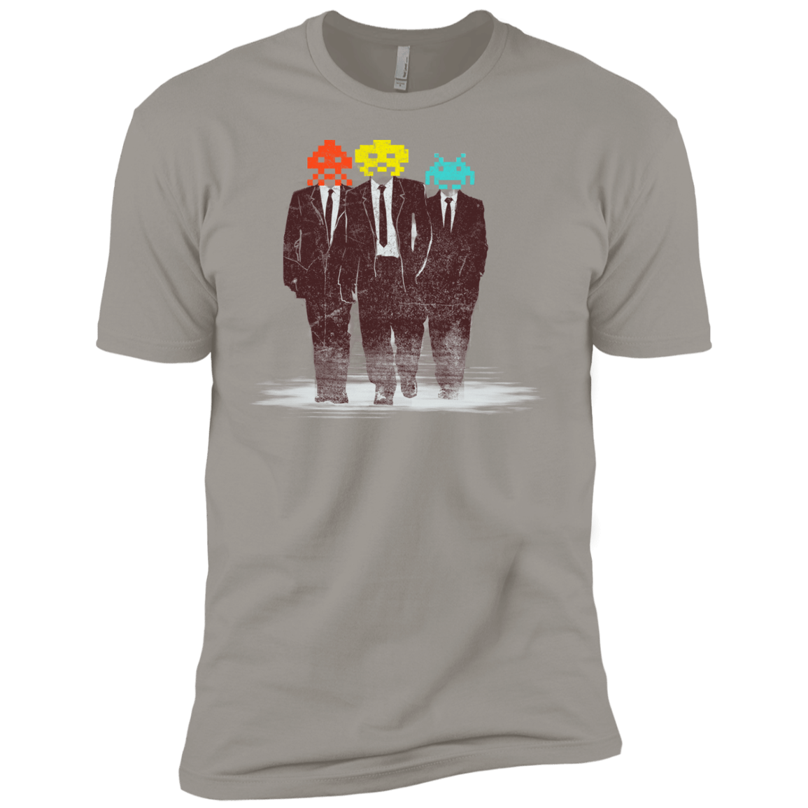 T-Shirts Light Grey / YXS Earth Invaders Boys Premium T-Shirt