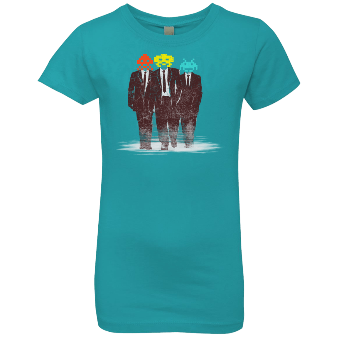 T-Shirts Tahiti Blue / YXS Earth Invaders Girls Premium T-Shirt