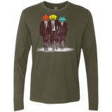 T-Shirts Military Green / S Earth Invaders Men's Premium Long Sleeve