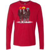 T-Shirts Red / S Earth Invaders Men's Premium Long Sleeve