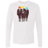T-Shirts White / S Earth Invaders Men's Premium Long Sleeve