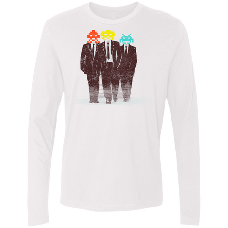 T-Shirts White / S Earth Invaders Men's Premium Long Sleeve