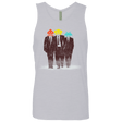 T-Shirts Heather Grey / S Earth Invaders Men's Premium Tank Top