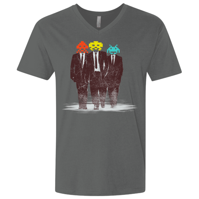 T-Shirts Heavy Metal / X-Small Earth Invaders Men's Premium V-Neck