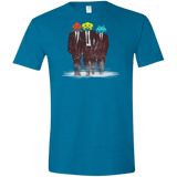 T-Shirts Antique Sapphire / S Earth Invaders Men's Semi-Fitted Softstyle