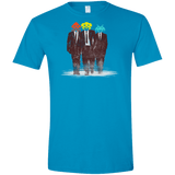 T-Shirts Sapphire / S Earth Invaders Men's Semi-Fitted Softstyle