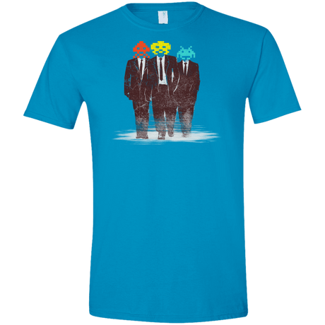 T-Shirts Sapphire / S Earth Invaders Men's Semi-Fitted Softstyle