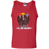 T-Shirts Red / S Earth Invaders Men's Tank Top