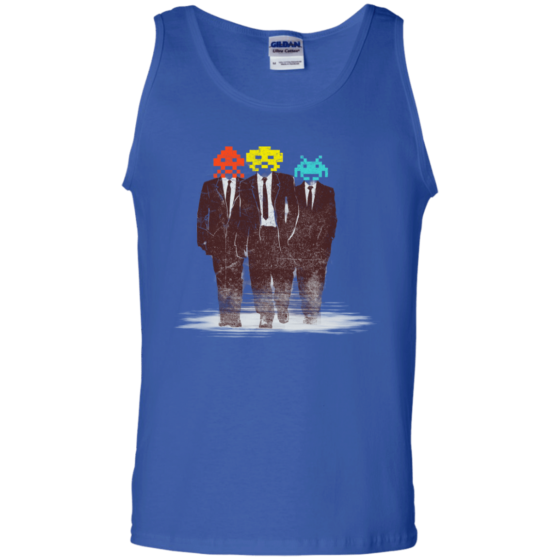 T-Shirts Royal / S Earth Invaders Men's Tank Top