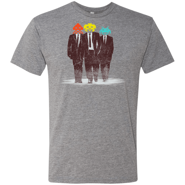 T-Shirts Premium Heather / S Earth Invaders Men's Triblend T-Shirt