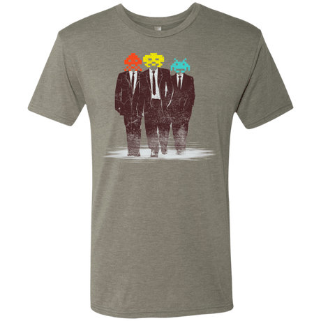T-Shirts Venetian Grey / S Earth Invaders Men's Triblend T-Shirt