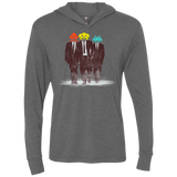 T-Shirts Premium Heather / X-Small Earth Invaders Triblend Long Sleeve Hoodie Tee