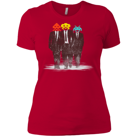 T-Shirts Red / X-Small Earth Invaders Women's Premium T-Shirt