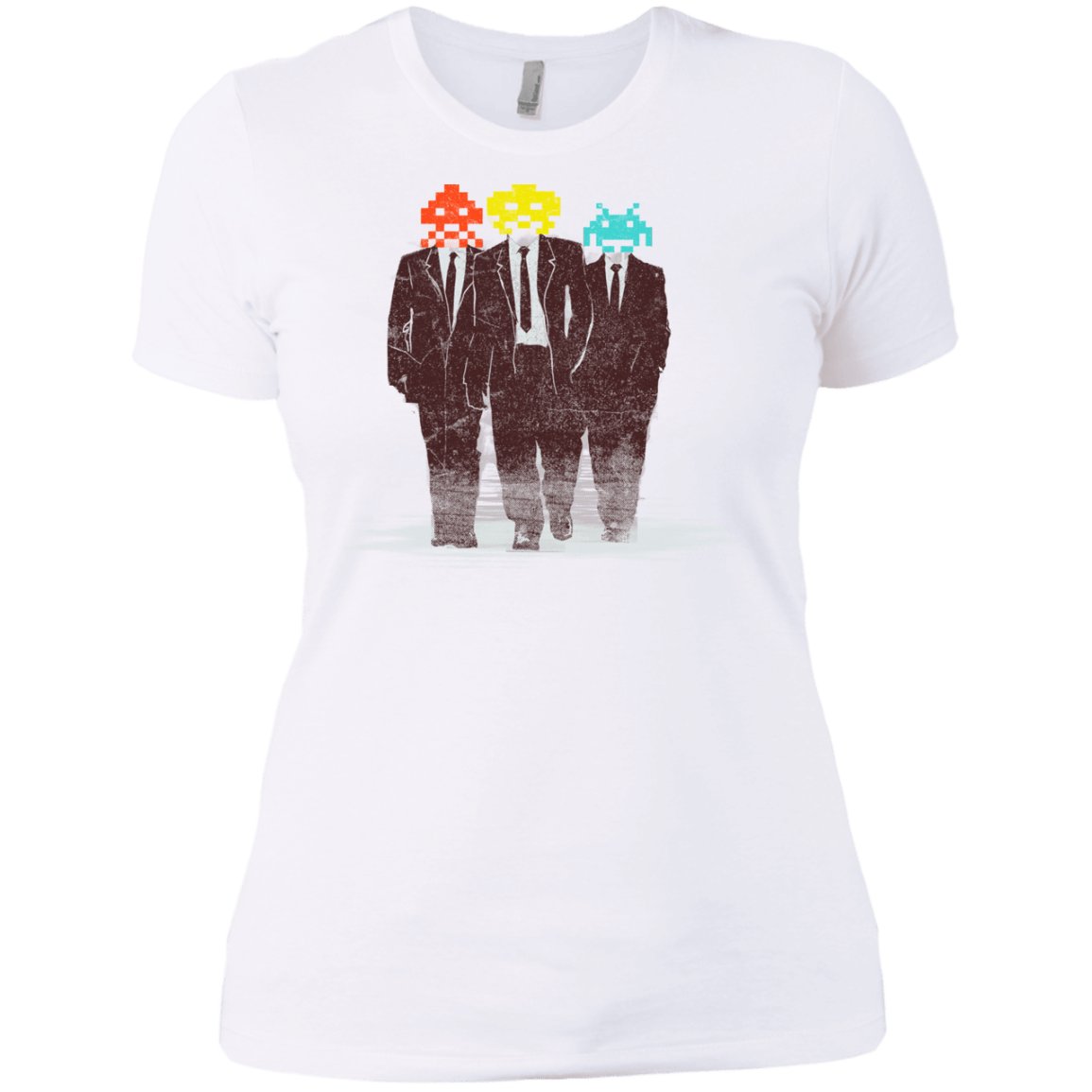 T-Shirts White / X-Small Earth Invaders Women's Premium T-Shirt