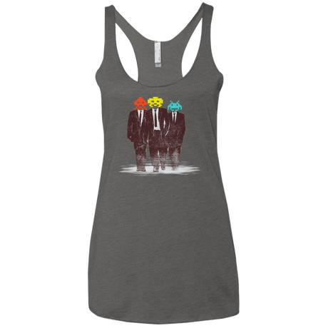 T-Shirts Premium Heather / X-Small Earth Invaders Women's Triblend Racerback Tank