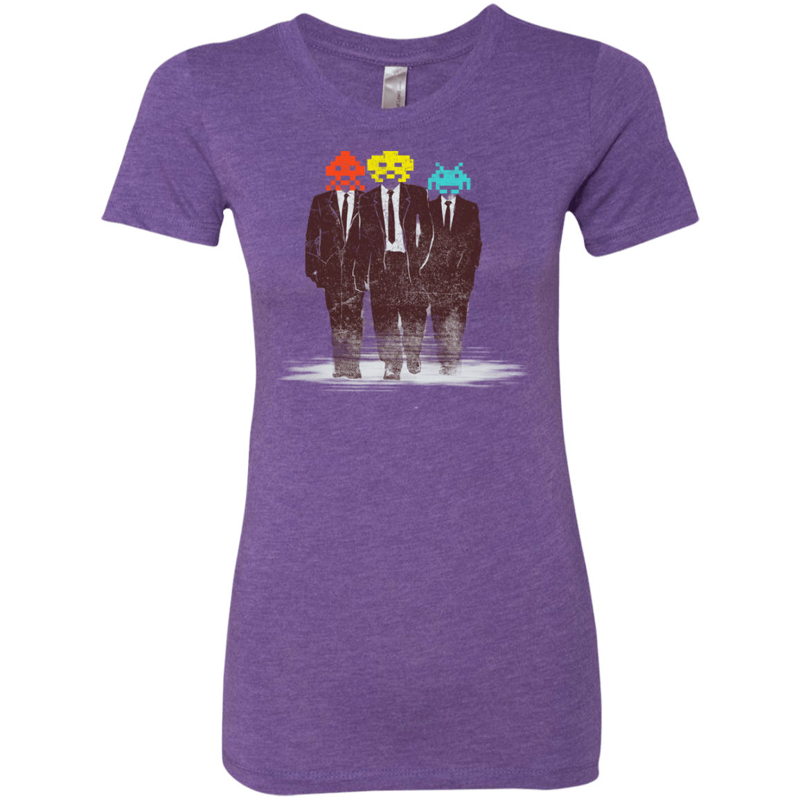 T-Shirts Purple Rush / S Earth Invaders Women's Triblend T-Shirt