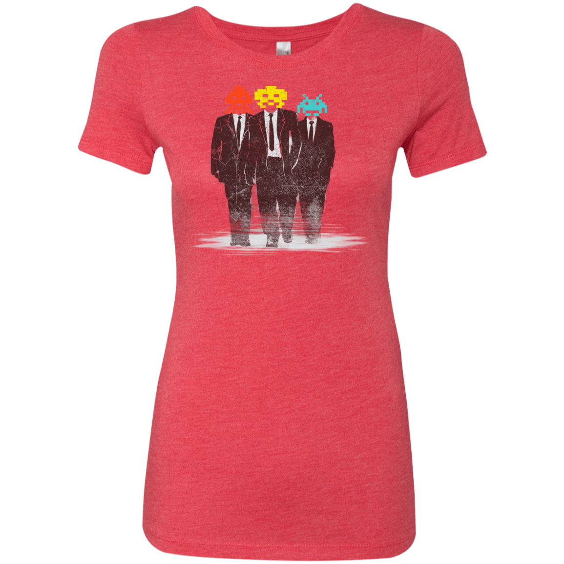 T-Shirts Vintage Red / S Earth Invaders Women's Triblend T-Shirt