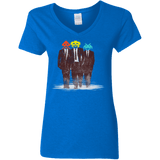 T-Shirts Royal / S Earth Invaders Women's V-Neck T-Shirt