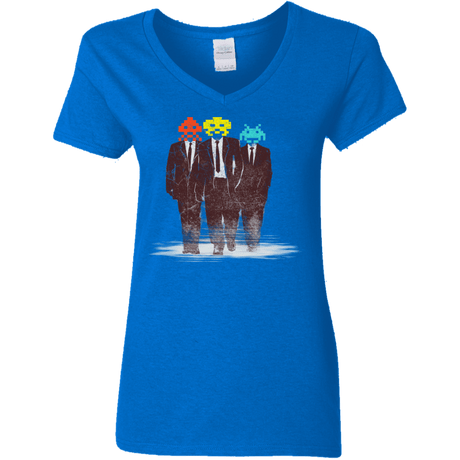 T-Shirts Royal / S Earth Invaders Women's V-Neck T-Shirt