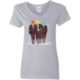 T-Shirts Sport Grey / S Earth Invaders Women's V-Neck T-Shirt