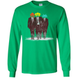 T-Shirts Irish Green / YS Earth Invaders Youth Long Sleeve T-Shirt