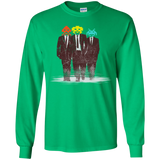 T-Shirts Irish Green / YS Earth Invaders Youth Long Sleeve T-Shirt