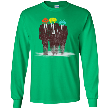 T-Shirts Irish Green / YS Earth Invaders Youth Long Sleeve T-Shirt