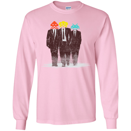 T-Shirts Light Pink / YS Earth Invaders Youth Long Sleeve T-Shirt