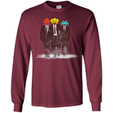 T-Shirts Maroon / YS Earth Invaders Youth Long Sleeve T-Shirt