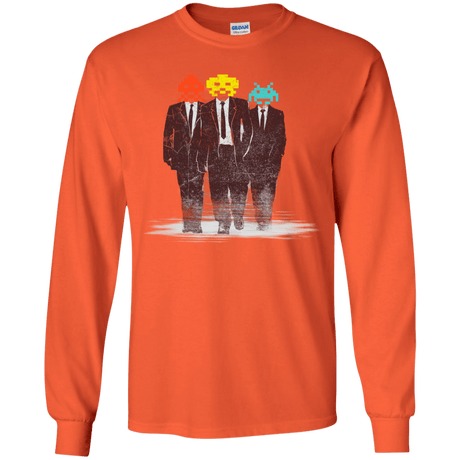 T-Shirts Orange / YS Earth Invaders Youth Long Sleeve T-Shirt