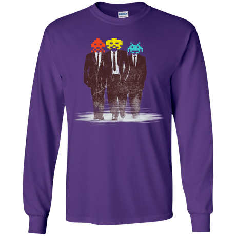 T-Shirts Purple / YS Earth Invaders Youth Long Sleeve T-Shirt