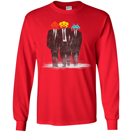 T-Shirts Red / YS Earth Invaders Youth Long Sleeve T-Shirt