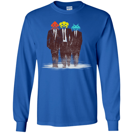 T-Shirts Royal / YS Earth Invaders Youth Long Sleeve T-Shirt