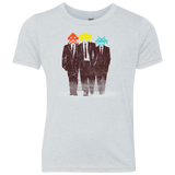 T-Shirts Heather White / YXS Earth Invaders Youth Triblend T-Shirt