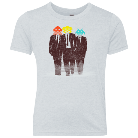 T-Shirts Heather White / YXS Earth Invaders Youth Triblend T-Shirt