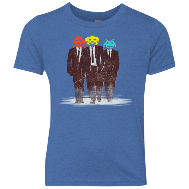 T-Shirts Vintage Royal / YXS Earth Invaders Youth Triblend T-Shirt