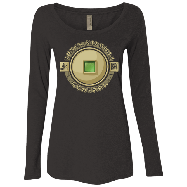 T-Shirts Vintage Black / Small Earth Kingdom General Women's Triblend Long Sleeve Shirt