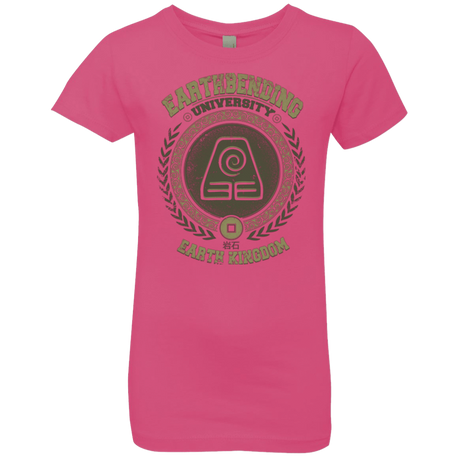 T-Shirts Hot Pink / YXS Earthbending university Girls Premium T-Shirt