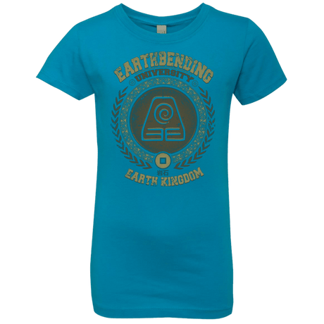 T-Shirts Turquoise / YXS Earthbending university Girls Premium T-Shirt