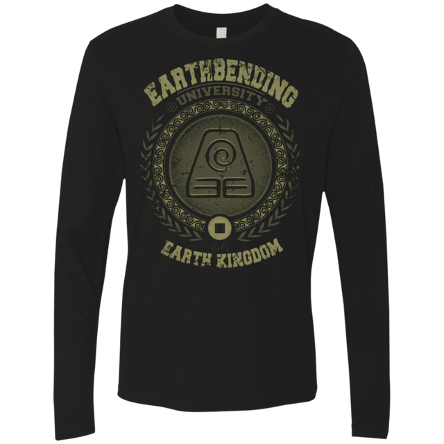 T-Shirts Black / Small Earthbending university Men's Premium Long Sleeve